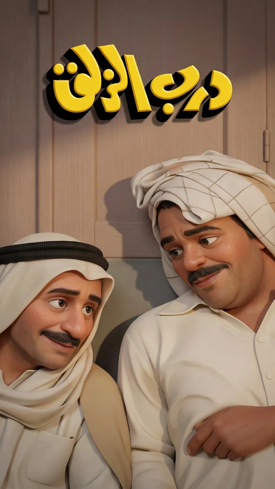 Pixar-style Kuwaiti memory