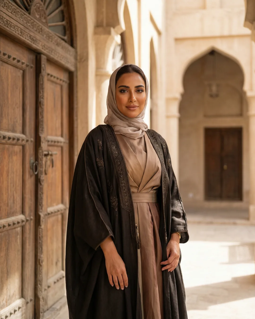 Kuwaiti courtyard portrait