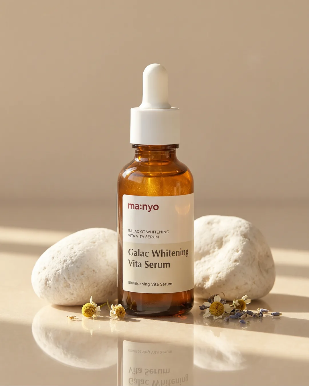 Amber serum stones